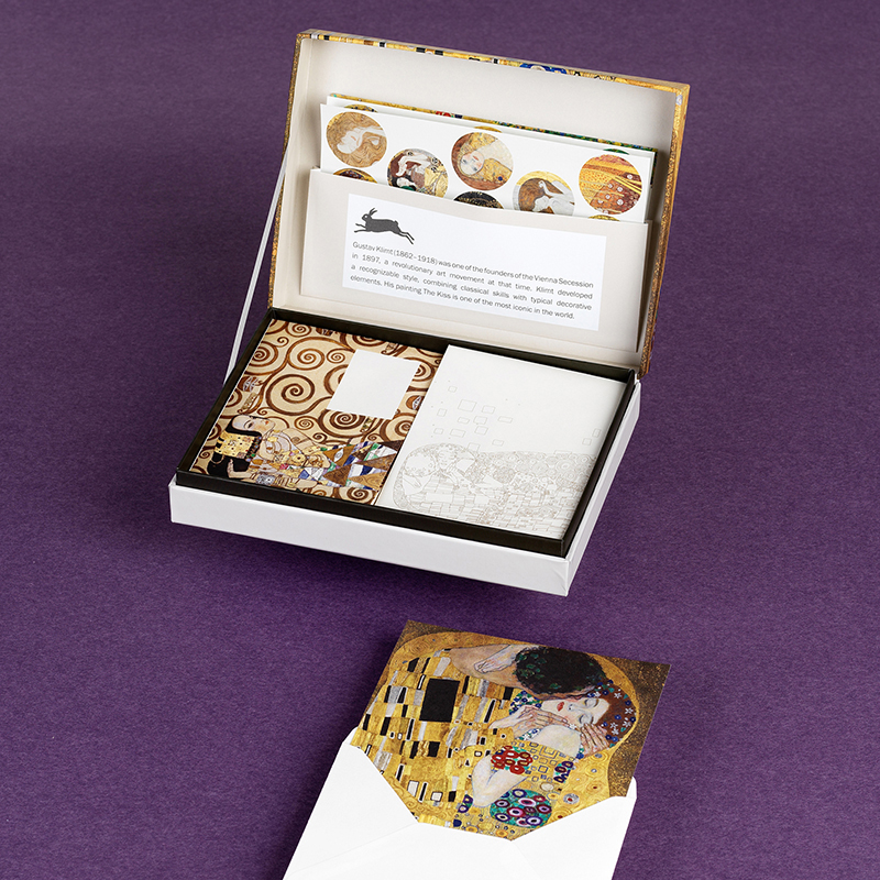 PEPIN PRESS Letter Writing Set GUSTAV KLIMT 