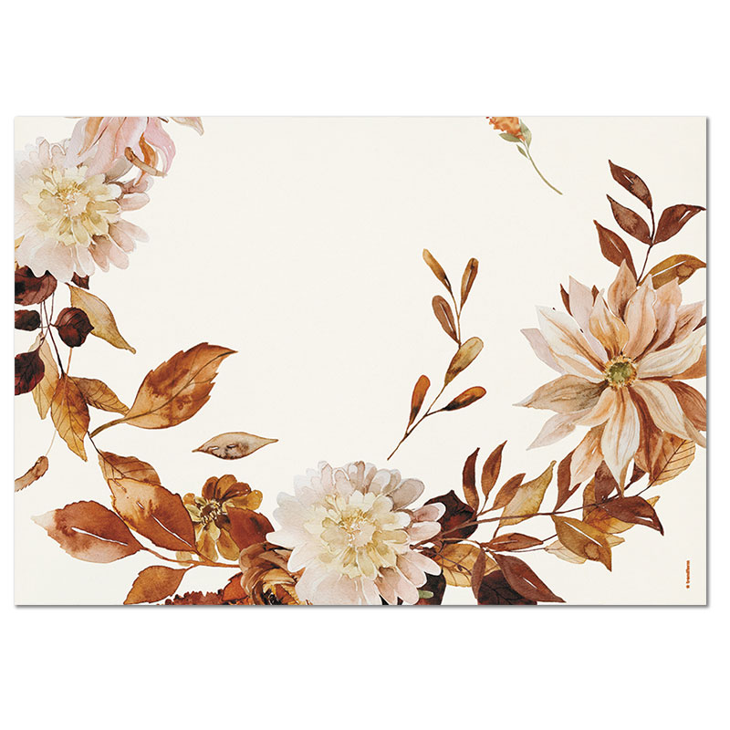 TRENDFORM Sets de table en papier AUTUMN LEAVES 4 x 12 feuilles