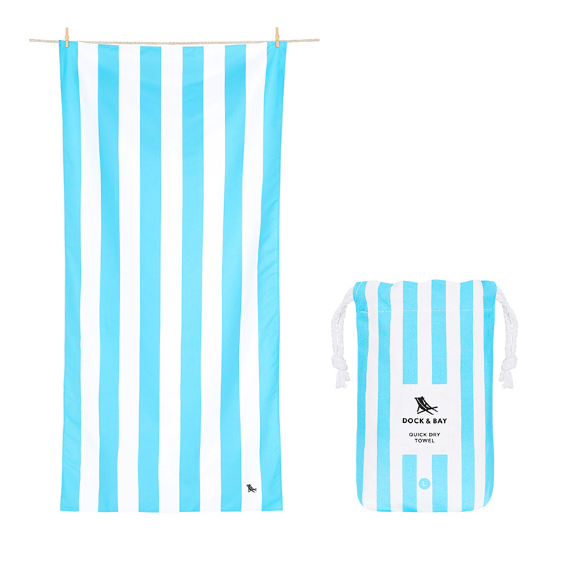 DOCK & BAY Towel CABANA L light blue 