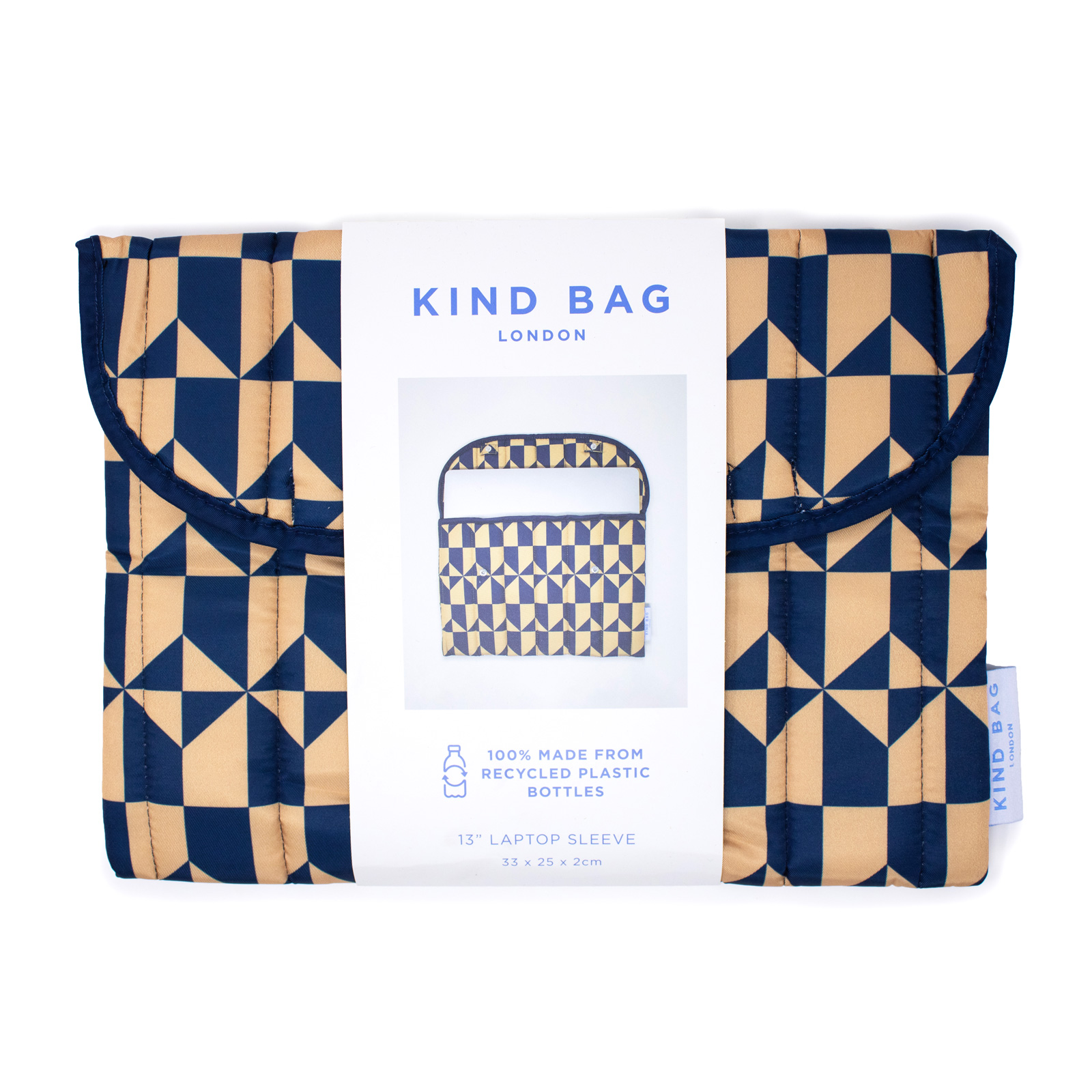 KIND BAG Laptop Sleeve 13'' Navy Coffee  