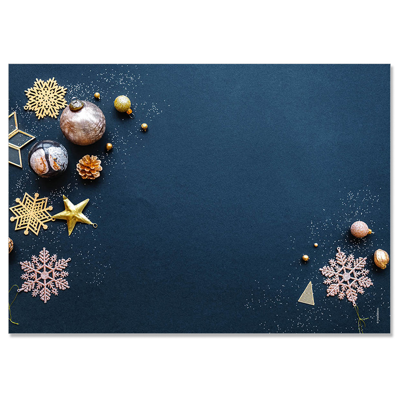 TRENDFORM Sets de table en papier CHRISTMAS TABLES 4 x 12 feuilles