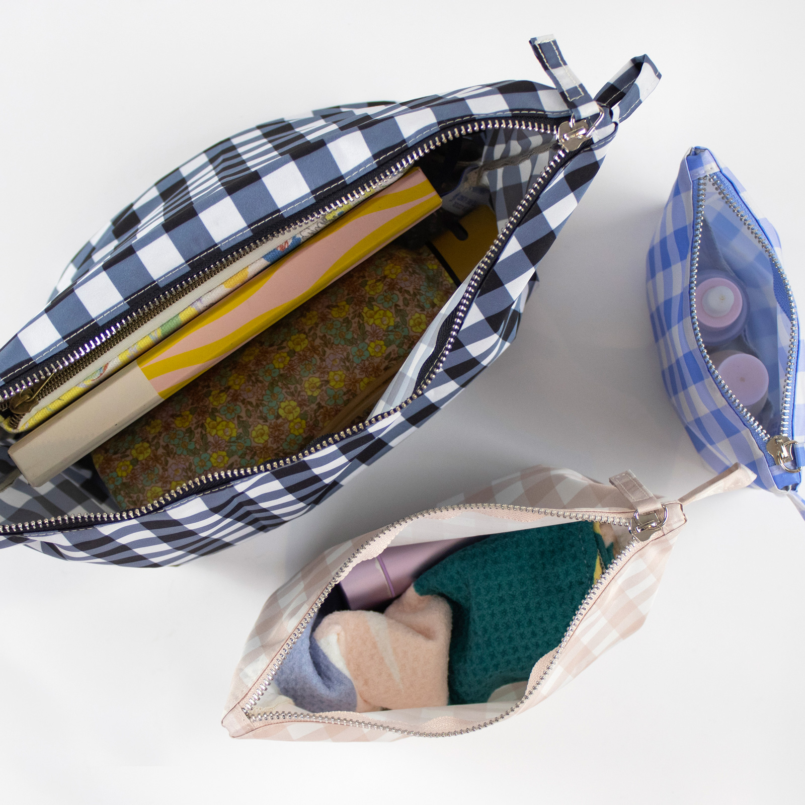 KIND BAG Pouches 3-Pack Gingham 