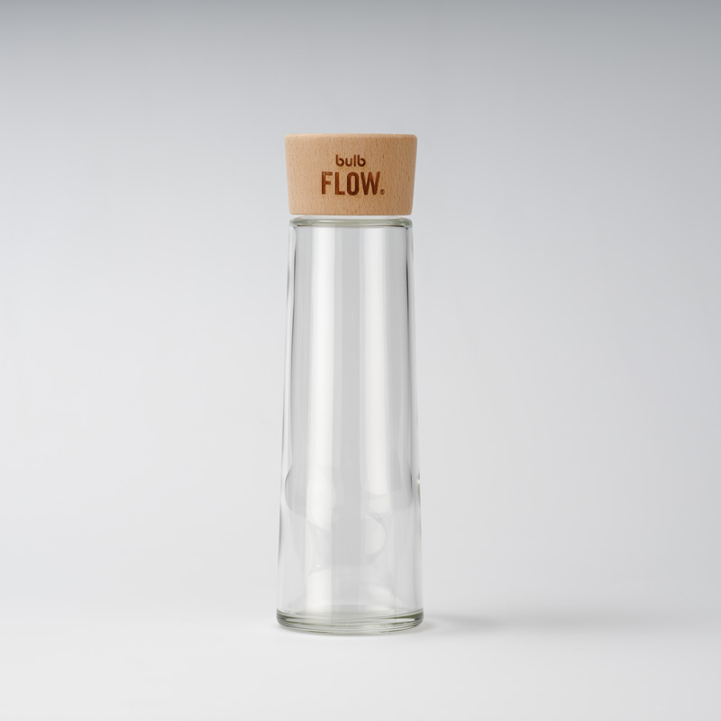 BULB FLOW Trinkflasche BULB FLOW Glas 540 ml