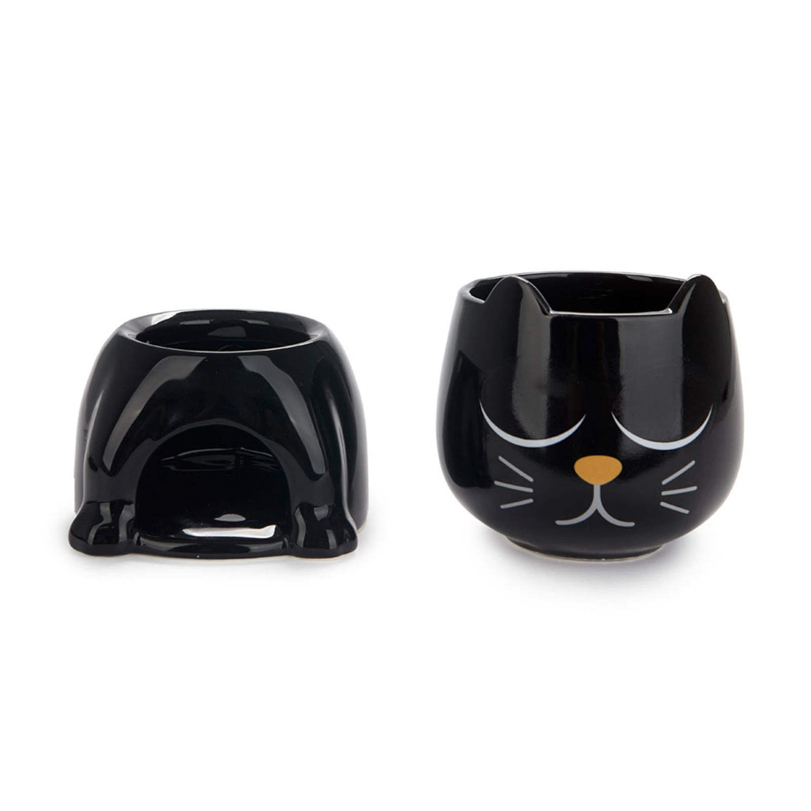 BALVI Schokoladenfondue-Set WAKE CAT schwarz 