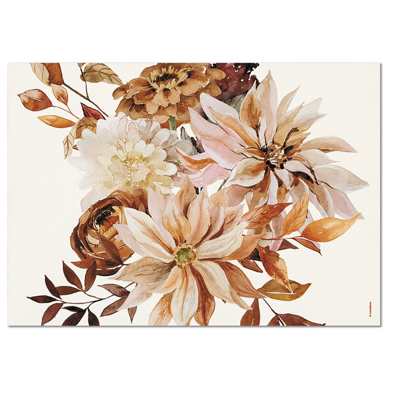 TRENDFORM Sets de table en papier AUTUMN LEAVES 4 x 12 feuilles