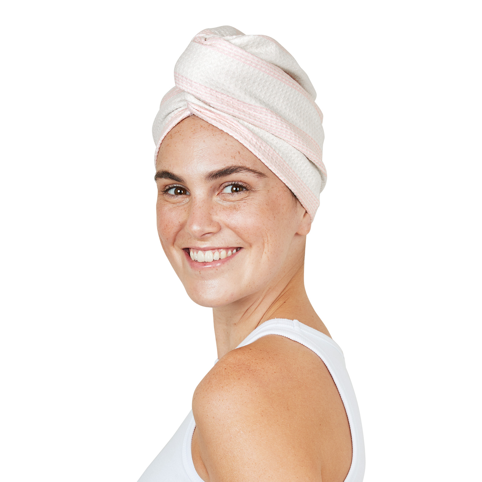 DOCK & BAY Hair Wrap Waffle PRIMROSE PINK 