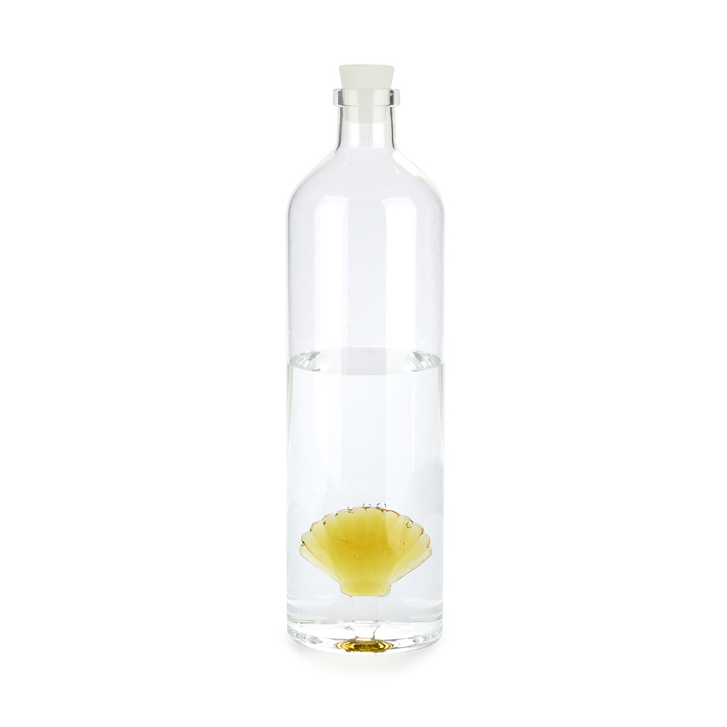 BALVI Glasflasche ATLANTIS SHELL 1.2 l gelb Borosilicate