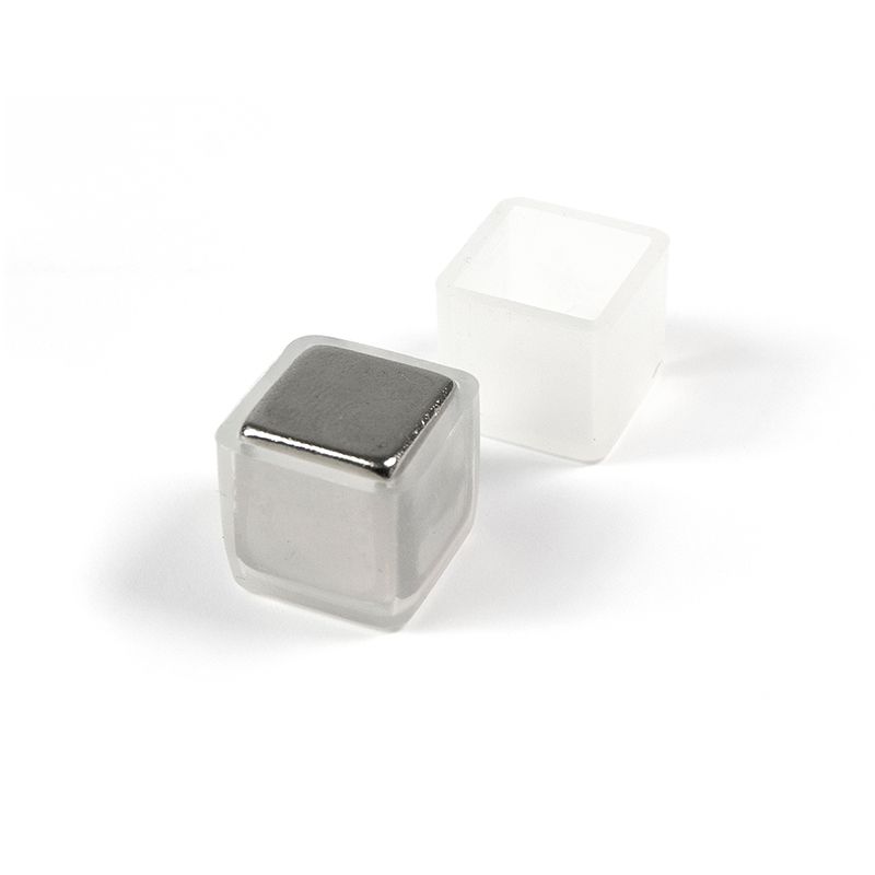 TRENDFORM Magic Magnets CUBE 4er Set silber 