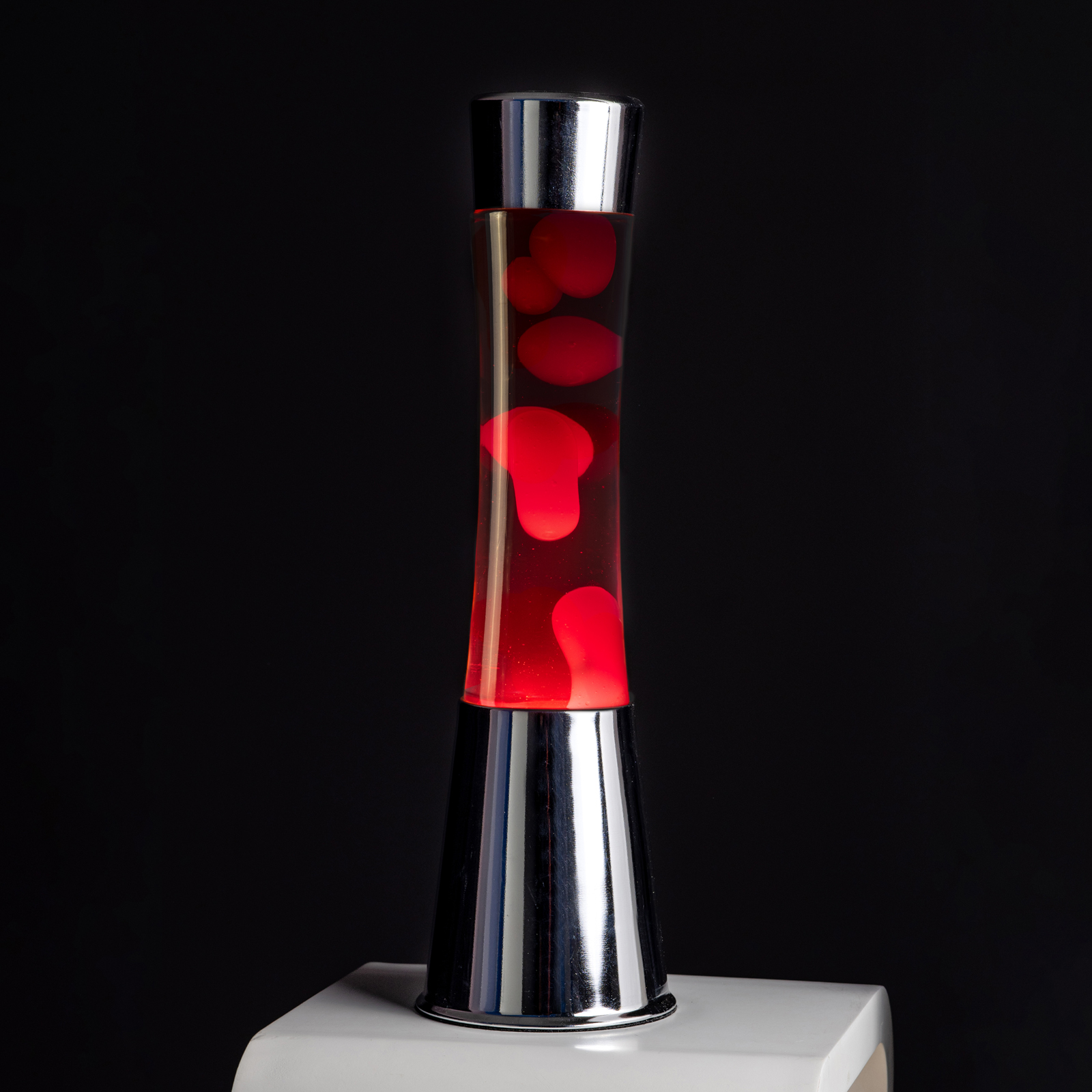 FISURA Lava Lamp TOWER red 