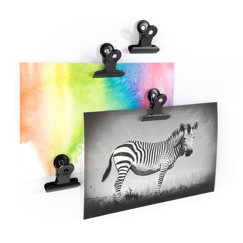 TRENDFORM Magnet-Clip GRAFFA 4er Set schwarz 