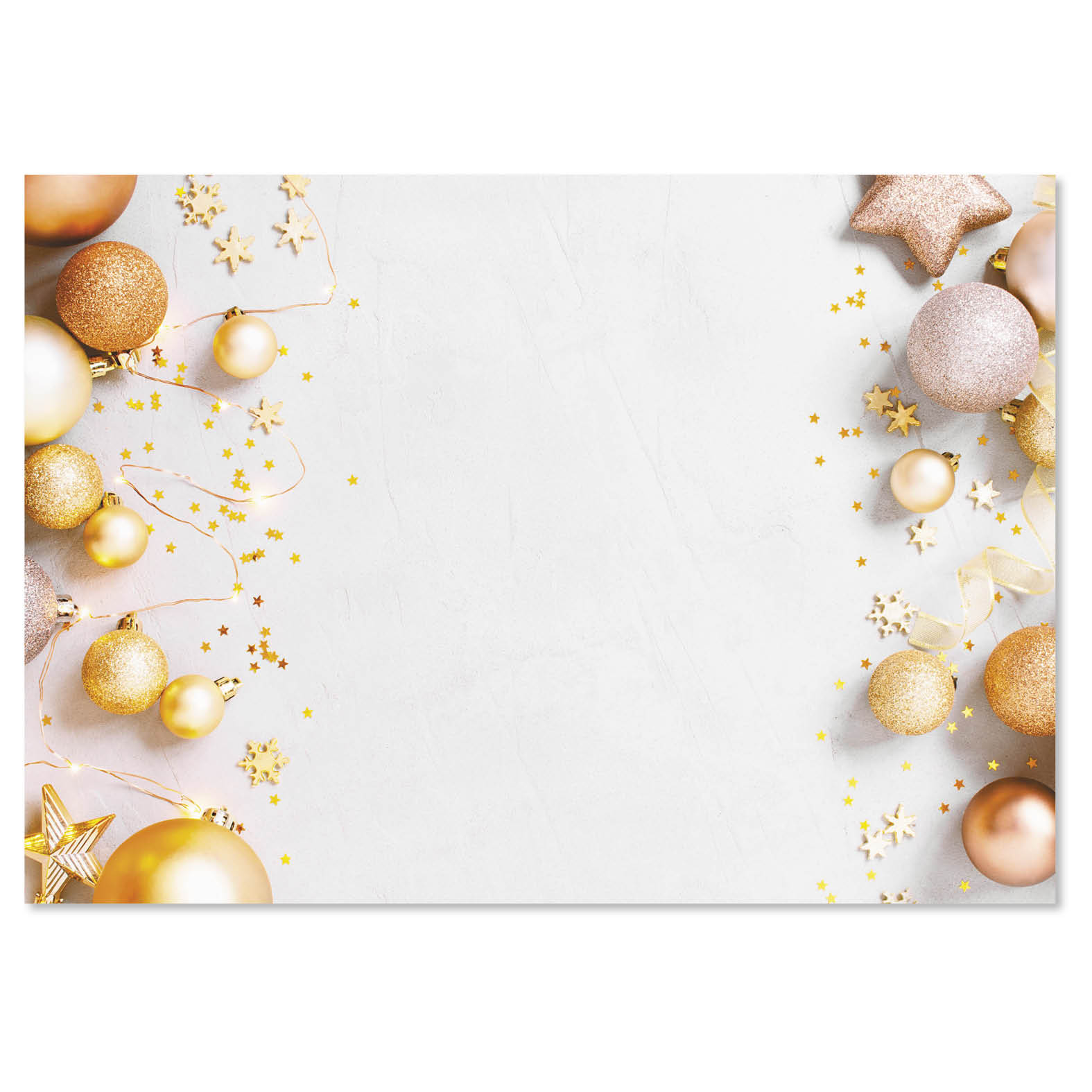 TRENDFORM Sets de table en papier SPARKLY SEASON 4 x 12 feuilles