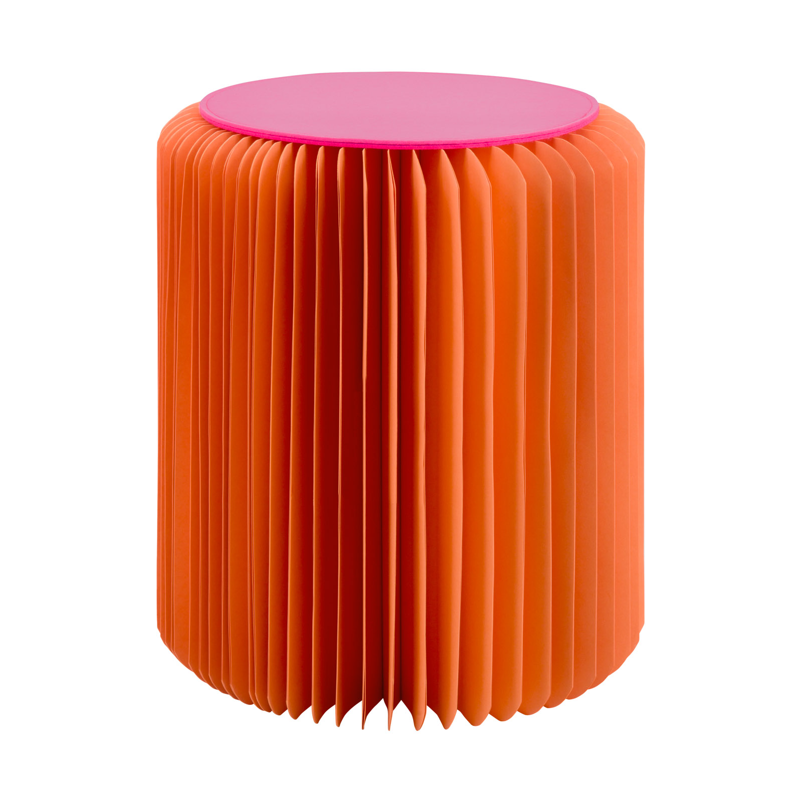 REMEMBER Tabouret en papier Papillon orange 