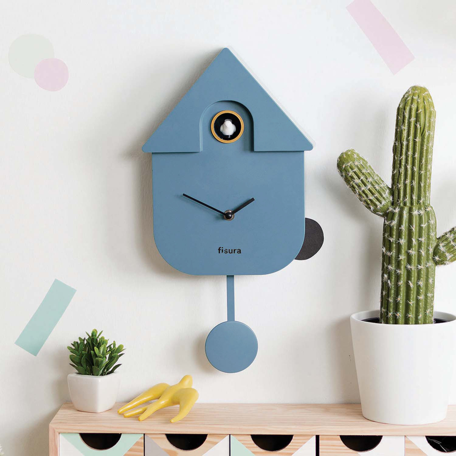 FISURA CUCKOO CLOCK - blue 