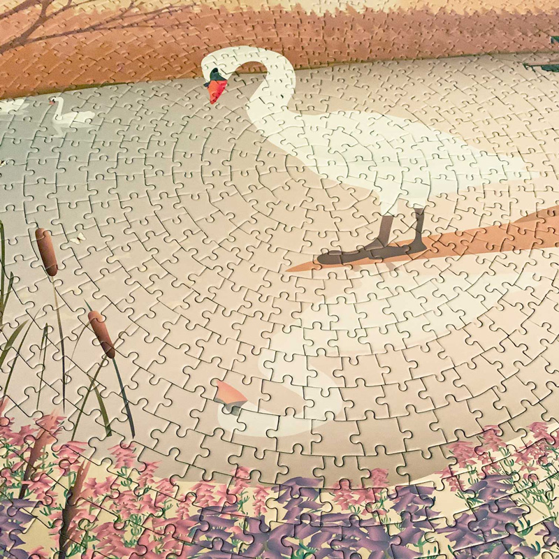 VISSEVASSE Puzzle 1000 pcs THE SWAN  