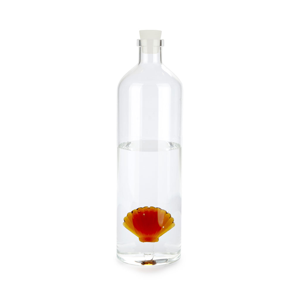 BALVI Glasflasche ATLANTIS SHELL 1.2 l amber Borosilicate