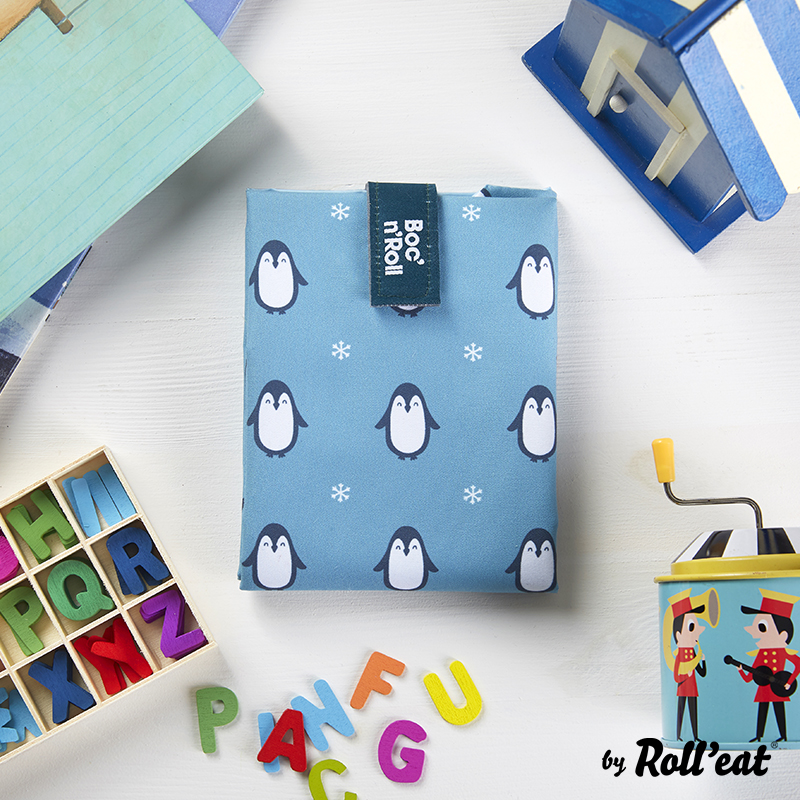 ROLL'EAT Boc'n'Roll Lunch Wrap Animals Penguin 