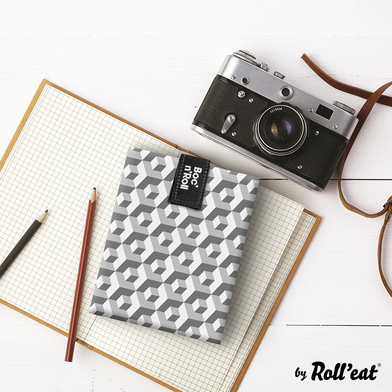 ROLL'EAT Boc'n'Roll Lunch Wrap Tiles Black 