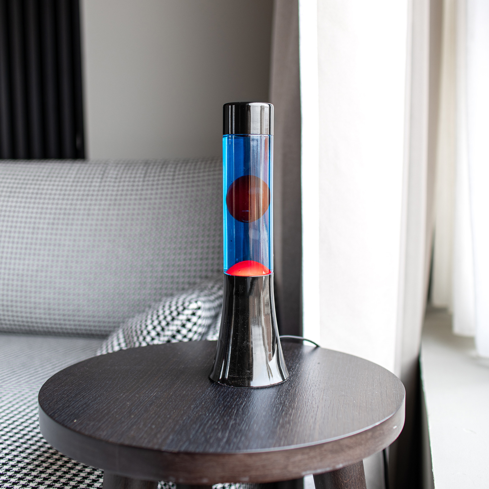 FISURA Lava Lamp MINI red & blue 