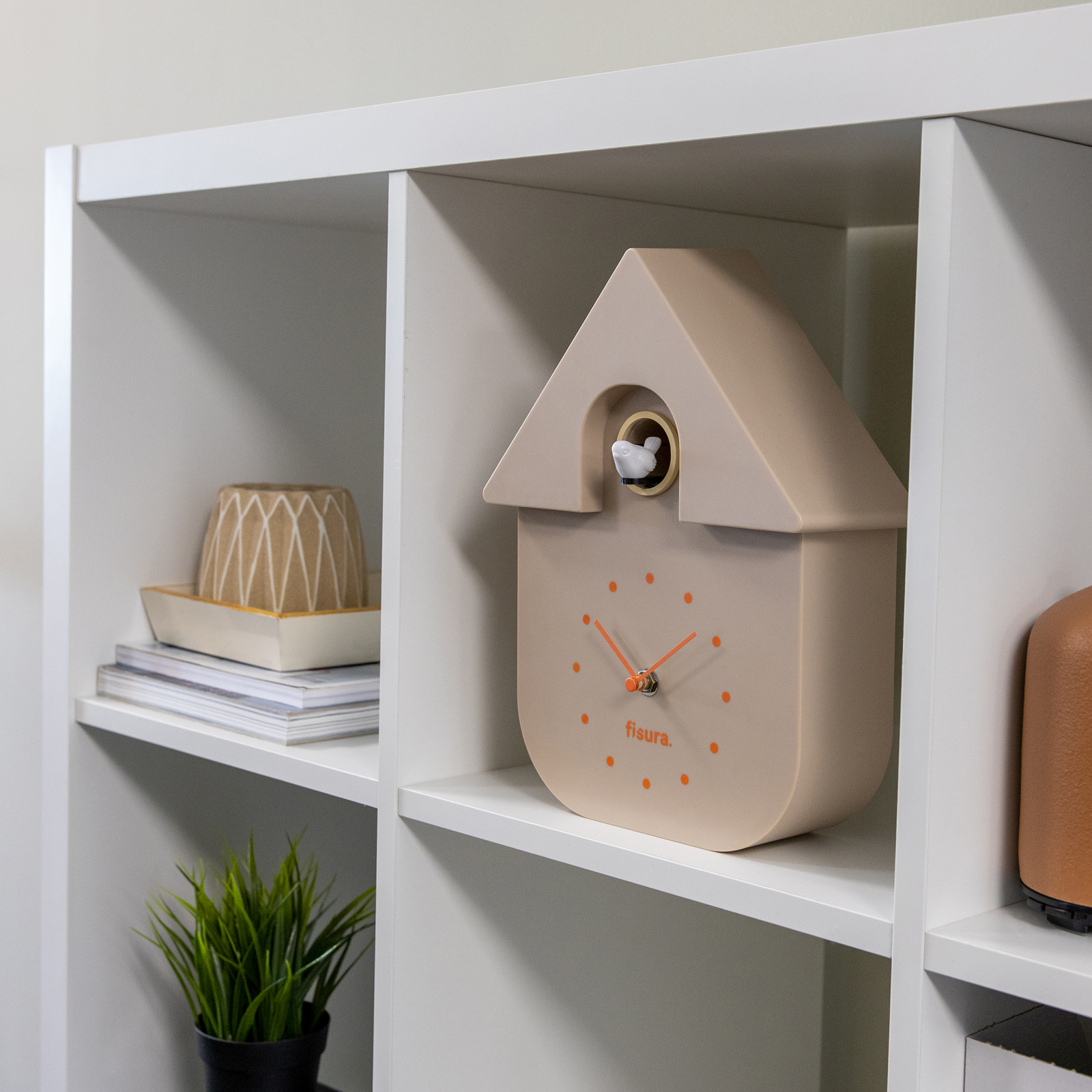 FISURA CUCKOO CLOCK - beige 