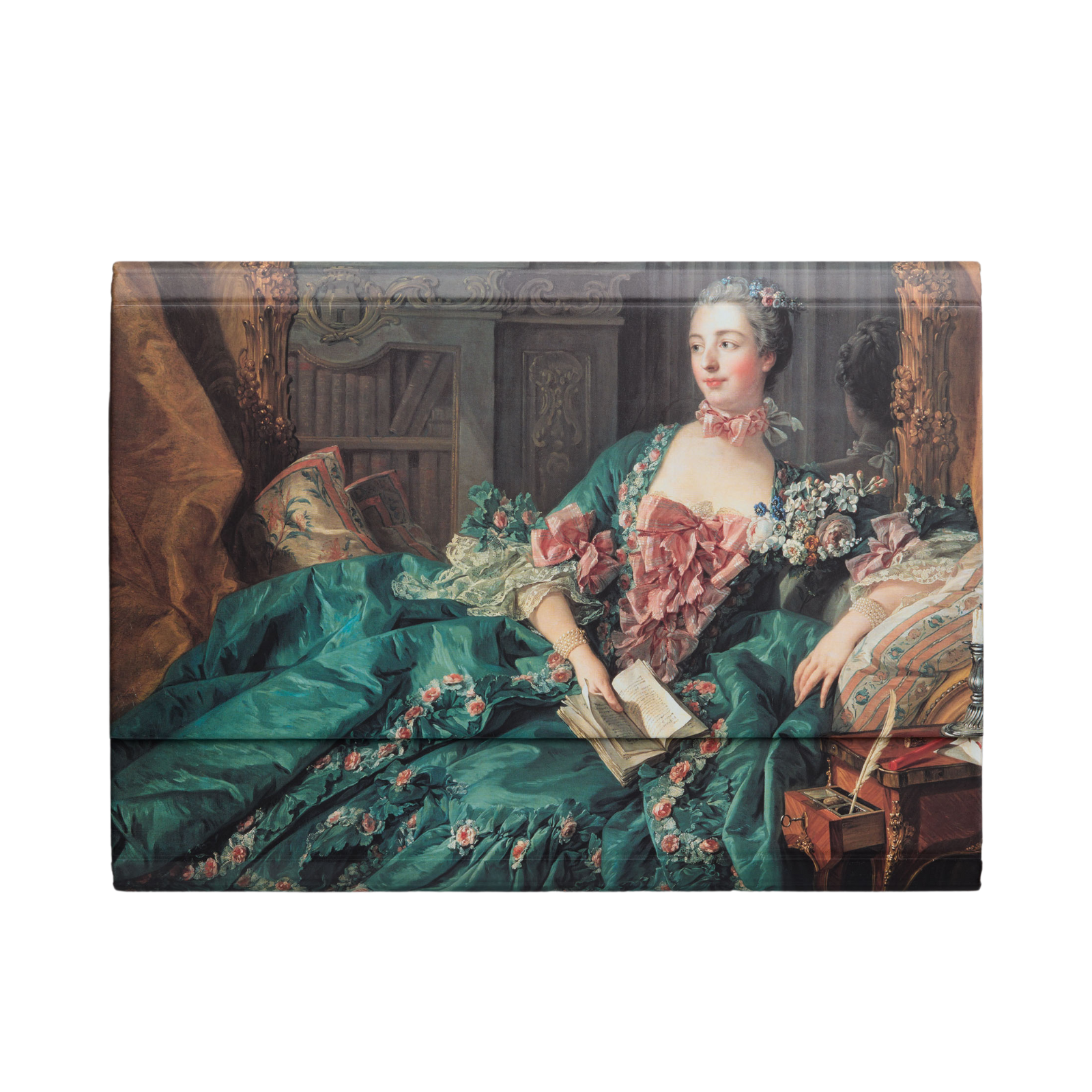 CEDON Briefpapier Set Boucher, Mme de Pompadour 