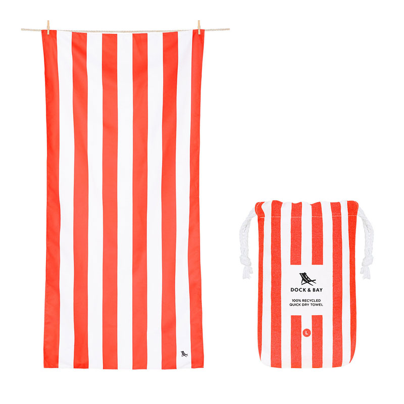 DOCK & BAY Towel CABANA L coral 