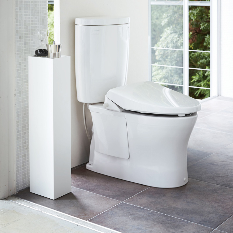 YAMAZAKI Toilettenpapierständer TOWER SLIM weiss 