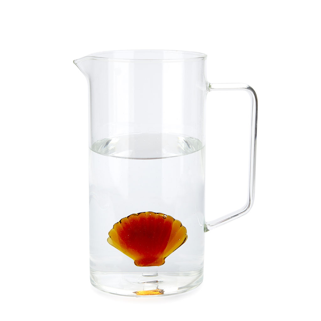 BALVI Jarre en verre ATLANTIS SHELL 1.3 l, amber borosilicate