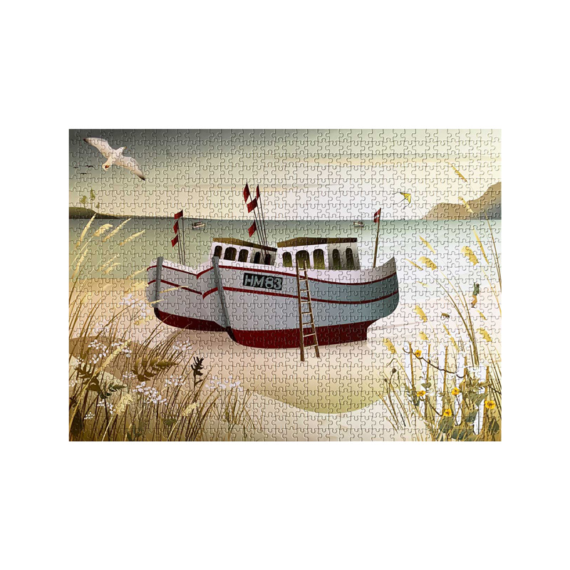 VISSEVASSE Puzzle 1000 pcs FISHING BOATS  