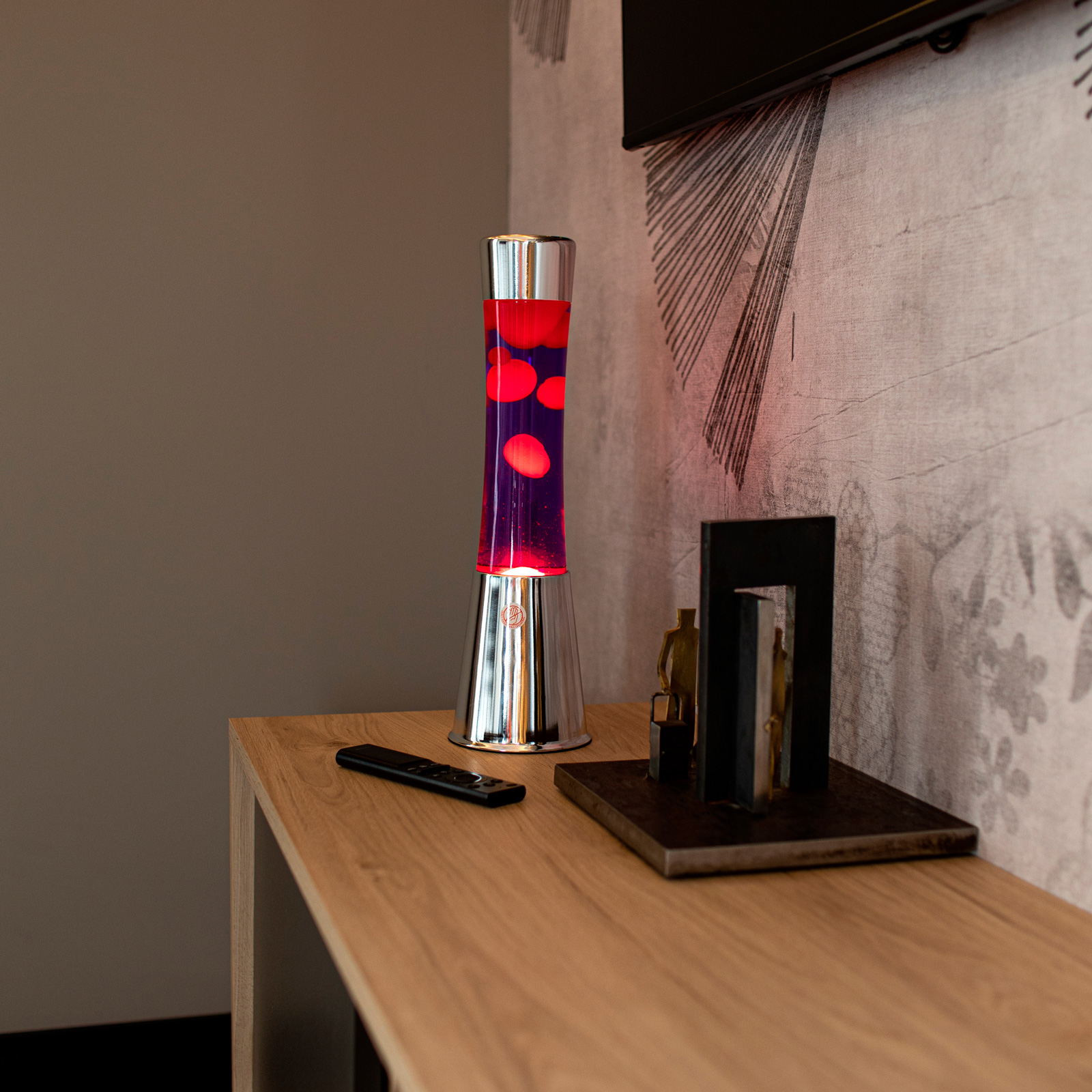 FISURA Lava Lamp TOWER purple 