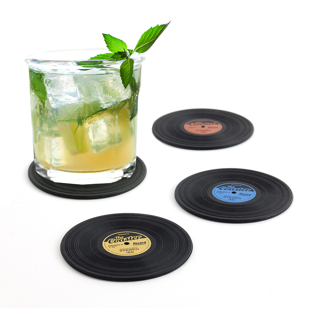 BALVI Sous-verre GREATEST HITS set de 4 assorti 