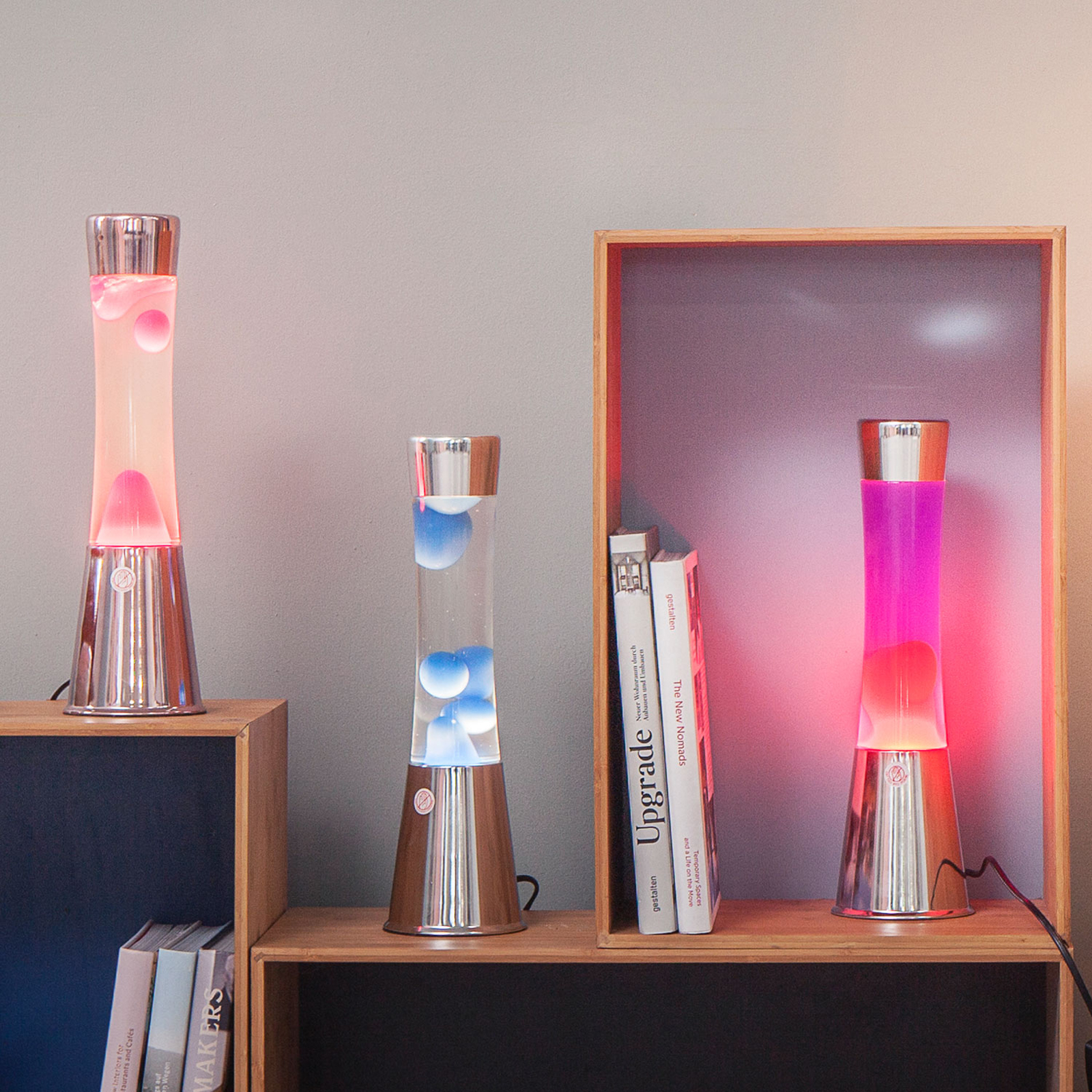 FISURA Lava Lamp TOWER purple 