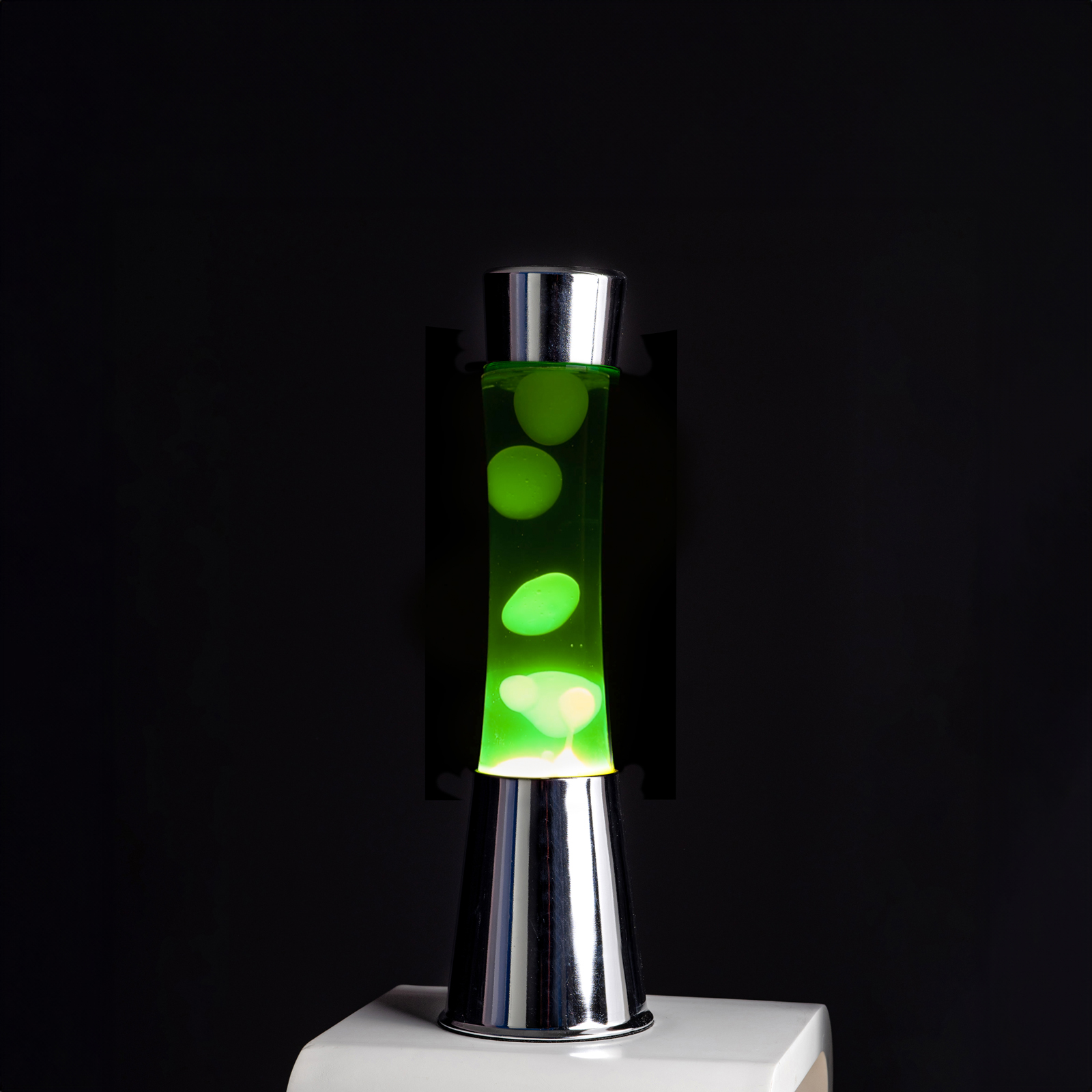 FISURA Lava Lamp TOWER green 