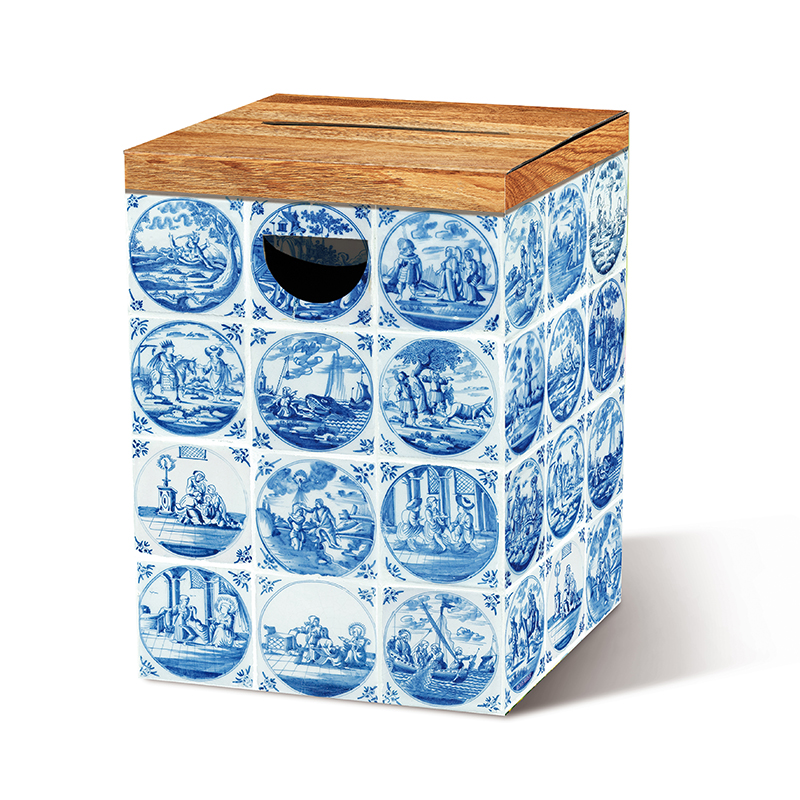 REMEMBER Le tabouret en carton Delft 