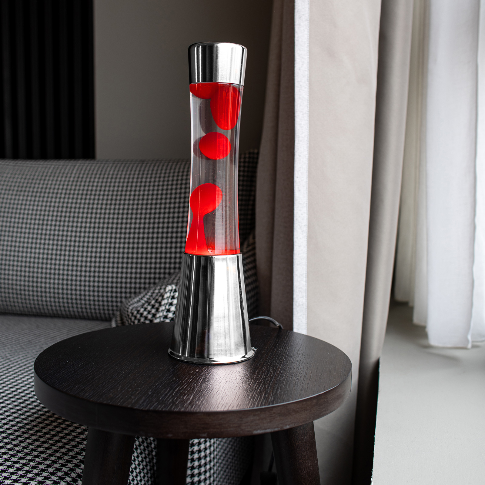 FISURA Lava Lamp TOWER red 