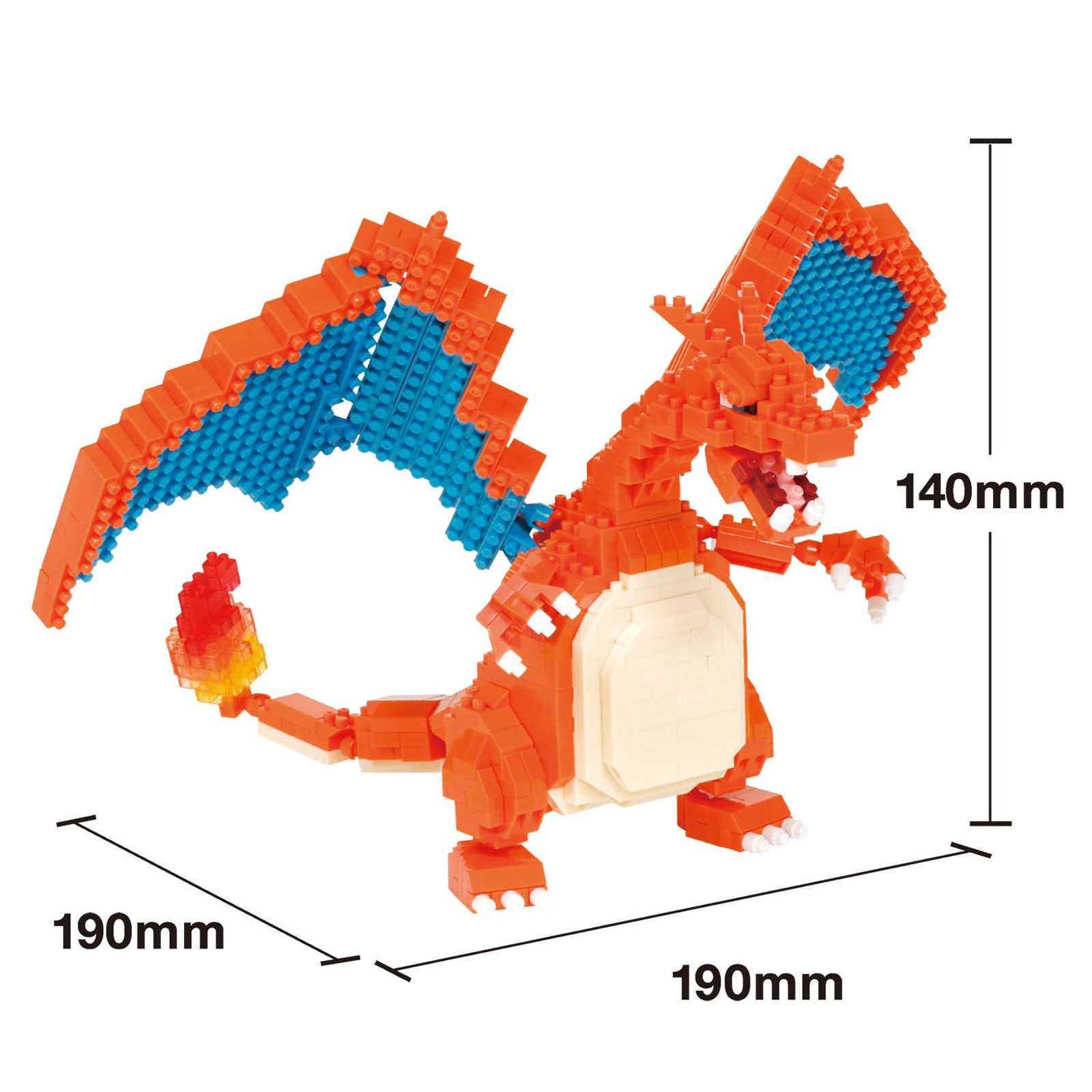 NANOBLOCK NANOBLOCK POKEMON Charizard Deluxe Edition 