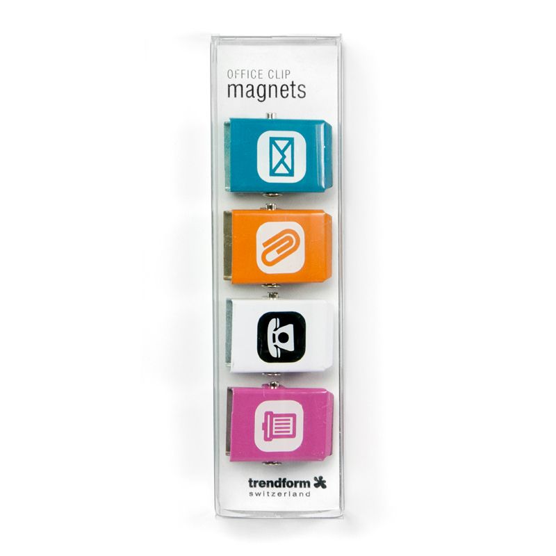 TRENDFORM Magnetclip OFFICE CLIP 4er Set 