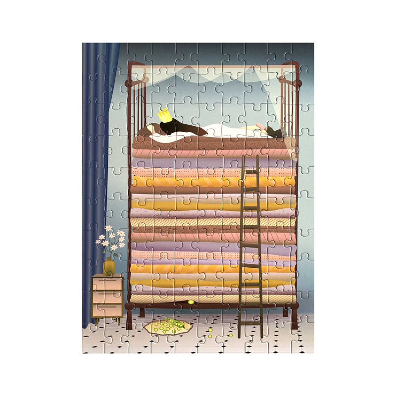 VISSEVASSE Puzzle 100 pcs THE PRINCESS AND THE PEA  