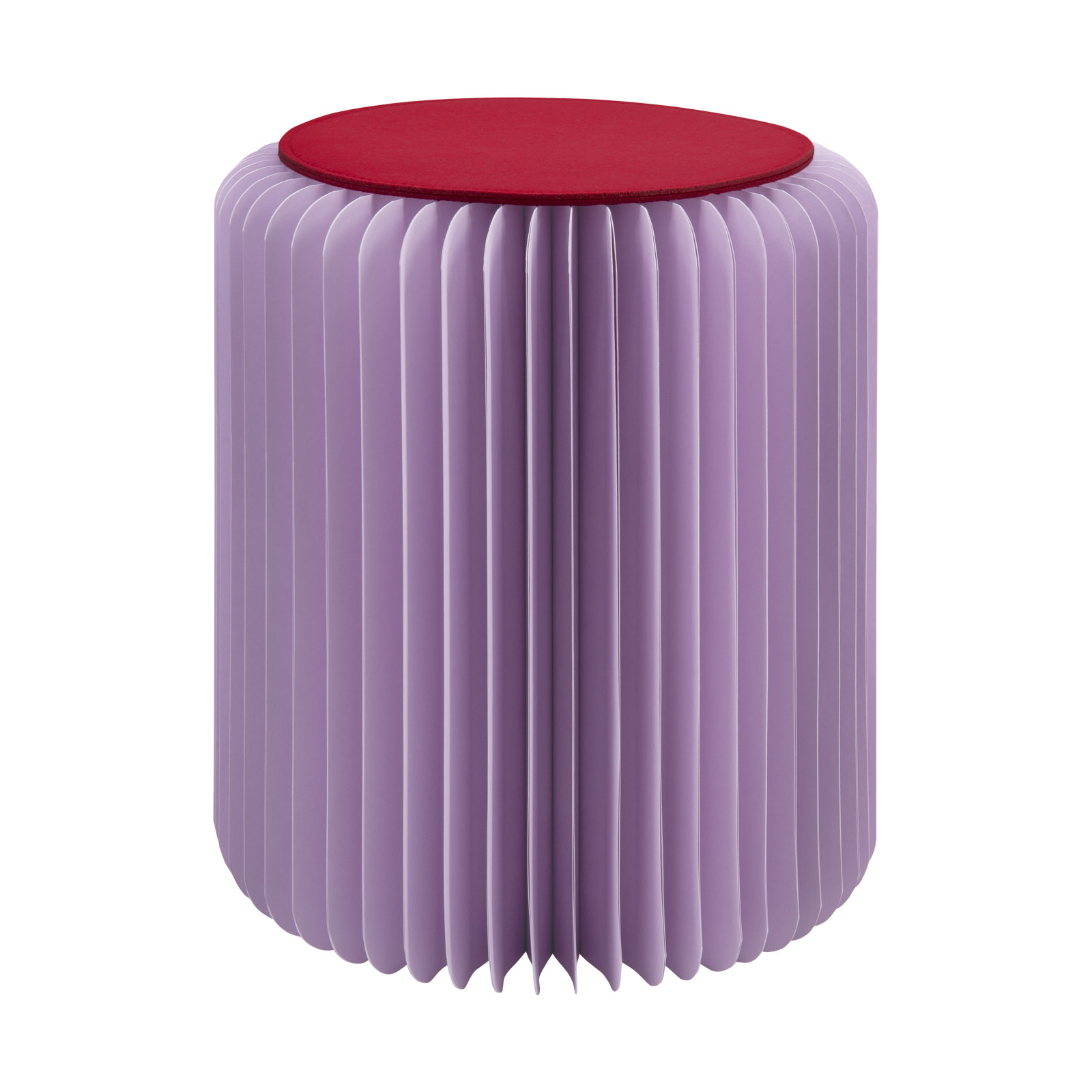 REMEMBER Tabouret en papier Papillon lilac 