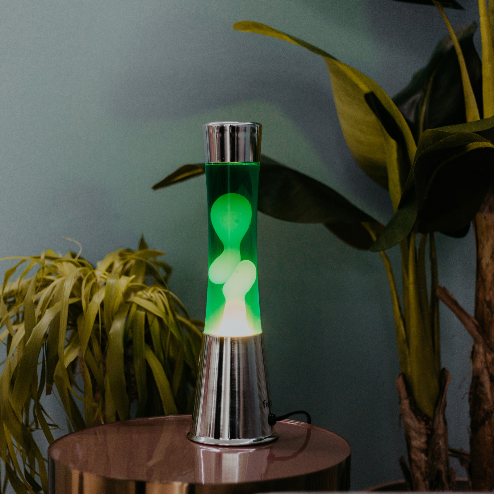 FISURA Lava Lamp TOWER green 