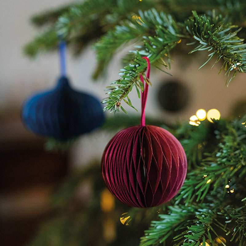 REMEMBER Décorations d´arbre, set de 6 boules 