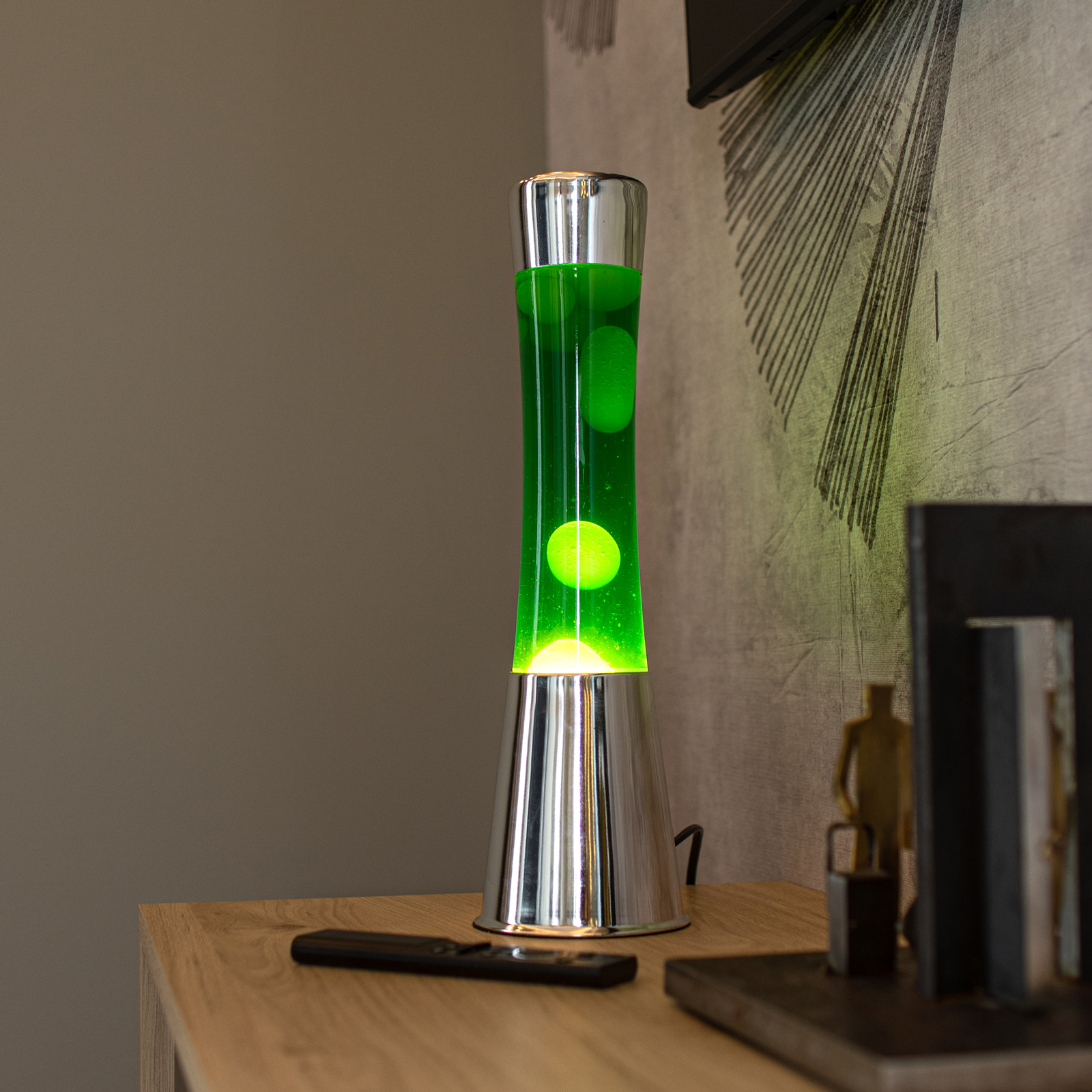 FISURA Lava Lamp TOWER green 