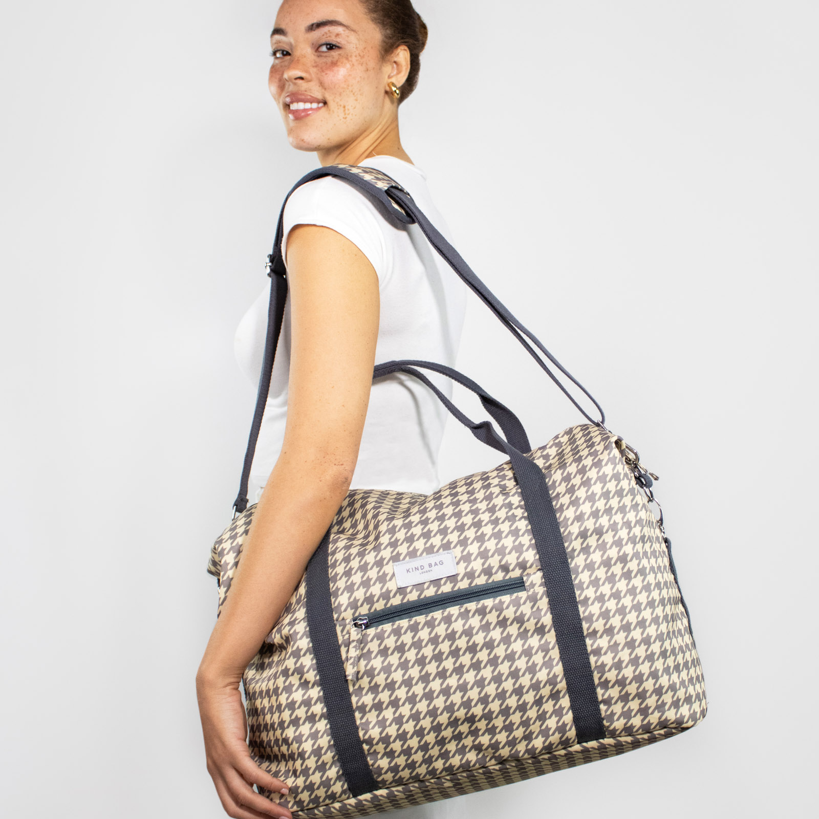 KIND BAG Weekender Dogtooth 