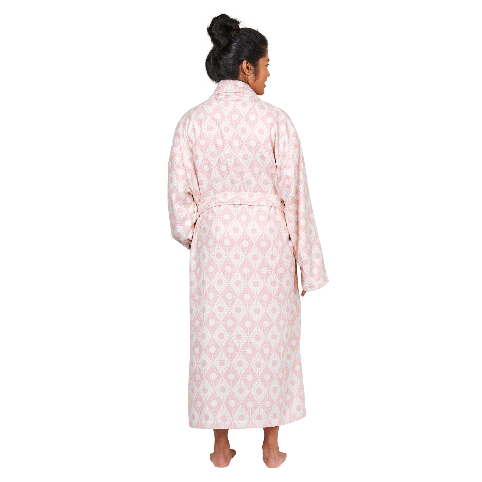 DOCK & BAY Bath Robe Waffle DIAMOND PINK 