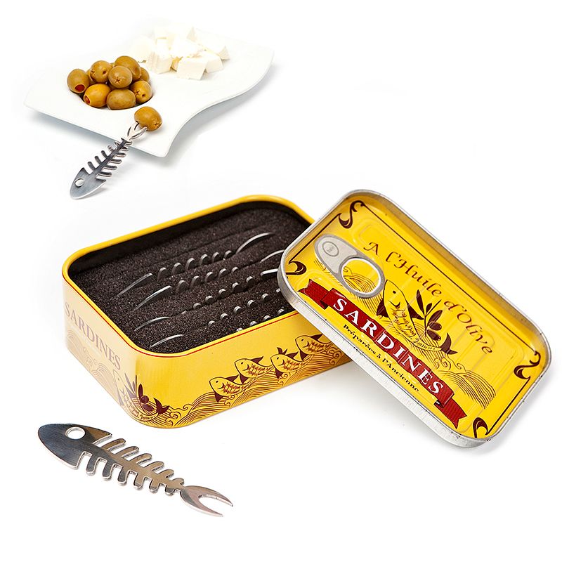 BALVI Party Forks SARDINES 6er assortiert 