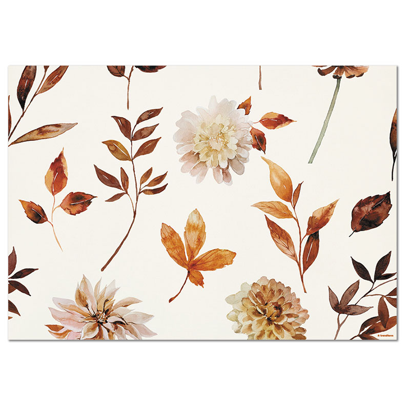 TRENDFORM Sets de table en papier AUTUMN LEAVES 4 x 12 feuilles