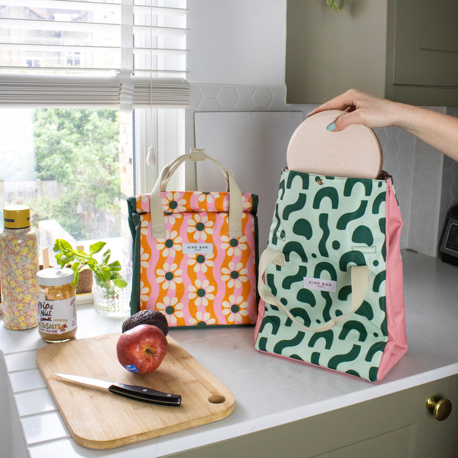 KIND BAG Lunch Bag Wavy Daisy 