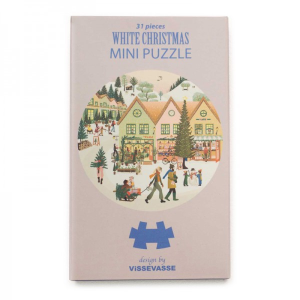 Vissevasse Mini Puzzle WHITE CHRISTMAS