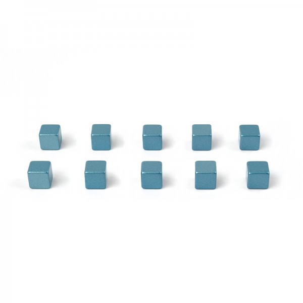 Trendform Magnete KUBIQ 10er Set blau