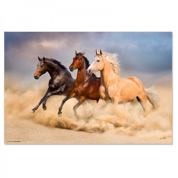 cover-your-desk Schreibunterlage THREE HORSES