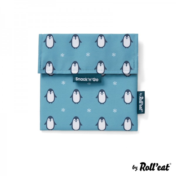 Roll'eat Snack'n'Go Lunch Bag Animals Penguin